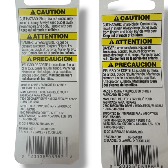 NEW Fiskars Replacement Blades | Seam Ripper, Buttonhole, Fabric Circle Cutter‎ - Picture 6 of 13